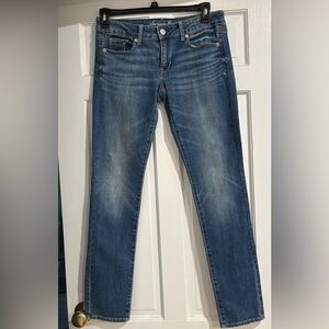 New With Tags American Eagle Women's Blue Skinny Stretch Jeans 8 Regular